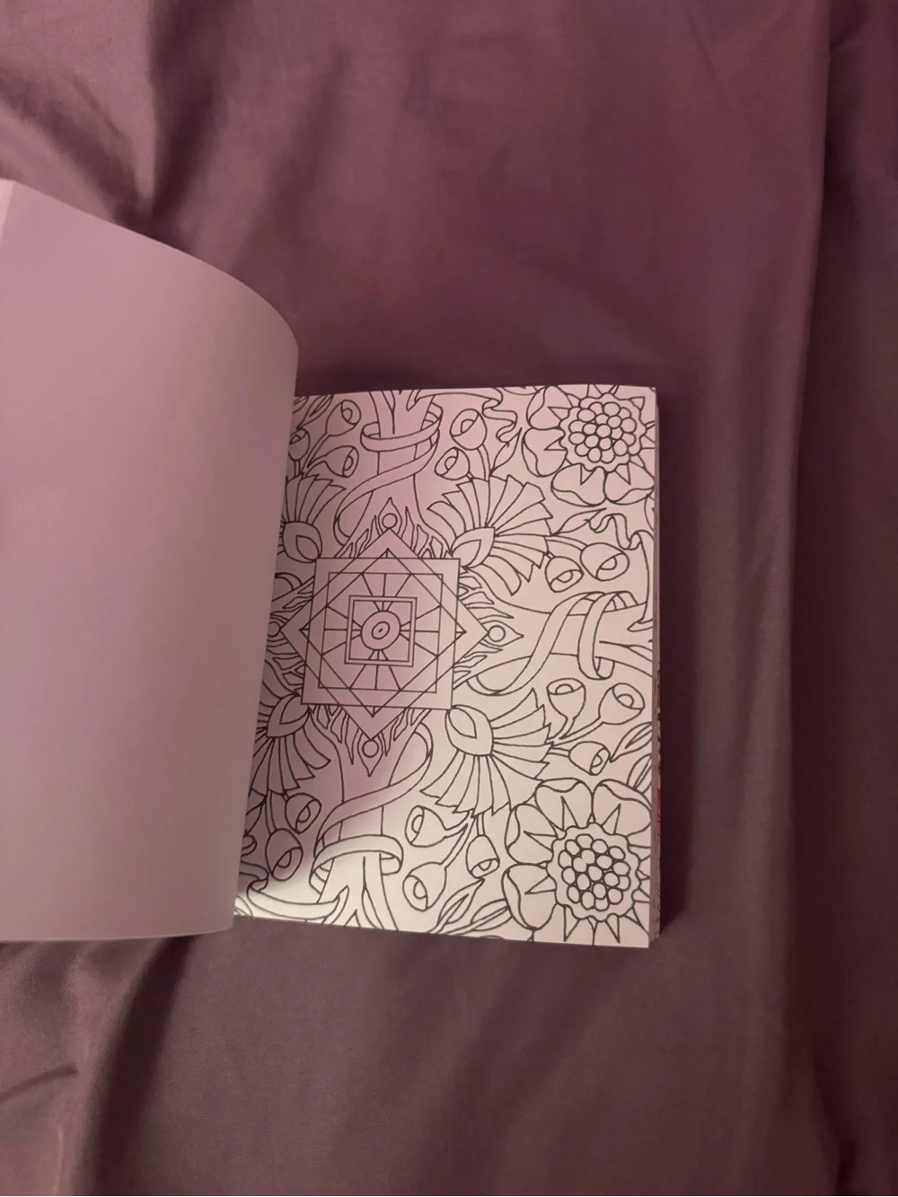 Coloring for Mindfulness Book - White and Pink Cover